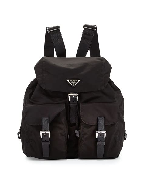 prada vela backpack black nero|Prada vela backpack review.